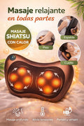 Almohada de Masaje Profundo Terapéutico con Calor – Relajación Total en Casa ✨